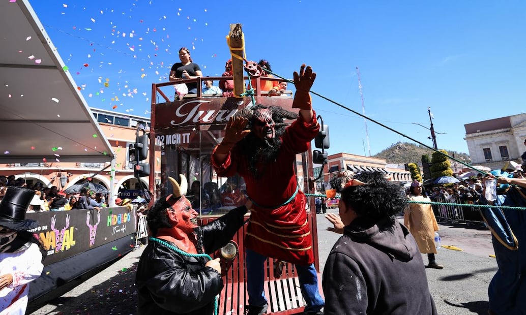 Inauguración de "Es tiempo del Carnaval" en Pachuca, Hidalgo. Foto: especial.