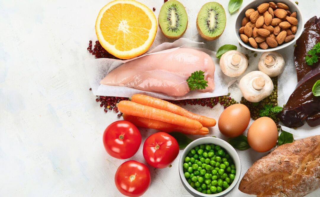 El plato del bien comer incluye cereales, verduras y frutas, leguminosas y alimentos de origen animal. Foto: iStock
