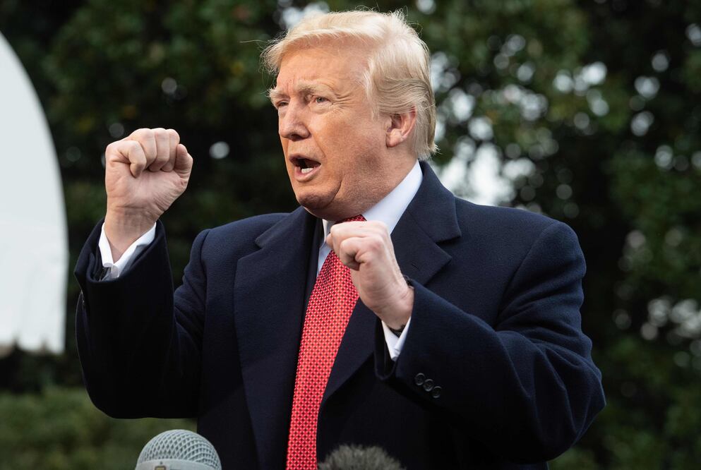 El presidente de Estados Unidos, Donaldo Trump. Foto: AFP