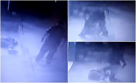 Captan en video a policía que sustrae cartera de hombre en Naucalpan