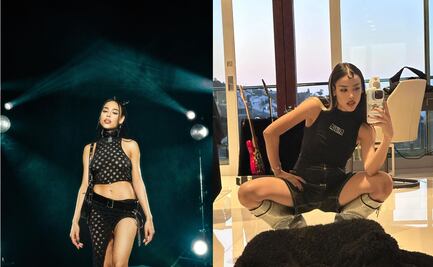 Danna Paola tiró el flow con su look para ir de party con Peso Pluma