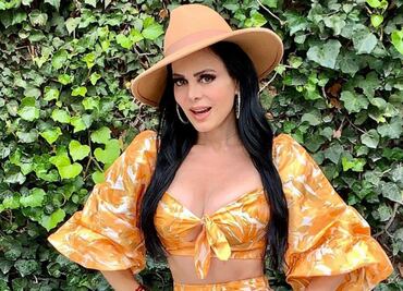 La peor vestida de la semana es Maribel Guardia con su look de Peter Pan