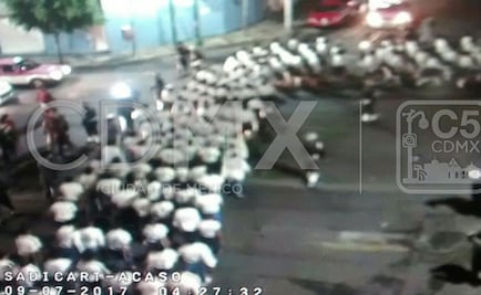 Movilización avanza con rumbo al Centro Médico