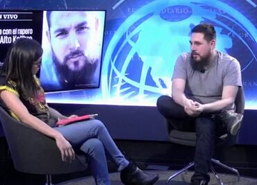 Arman rimas de rap en redacción de EL UNIVERSAL