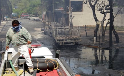 Evalúan daños tras incendio en empresa aceitera en NL