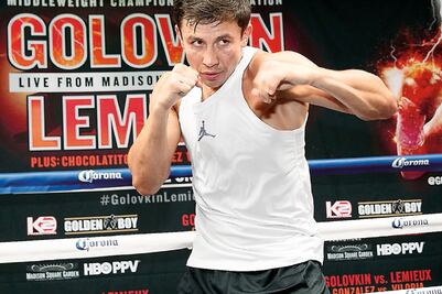 Golovkin va contra el invicto Wade