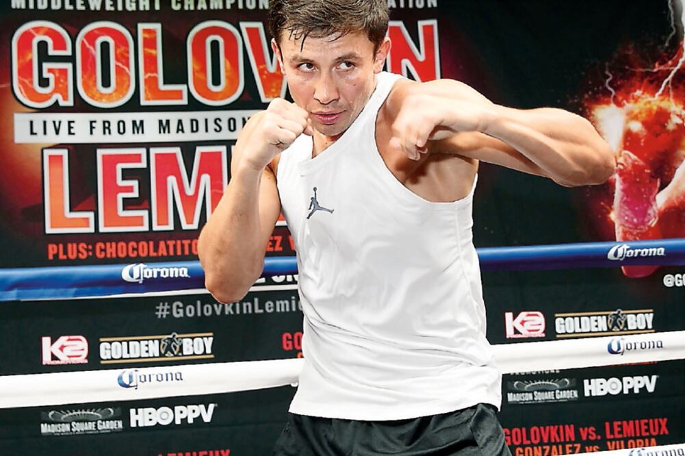 ‘GGG’ se mide a Dominic Wade el 23 de abril en California (ARCHIVO. EL UNIVERSAL)