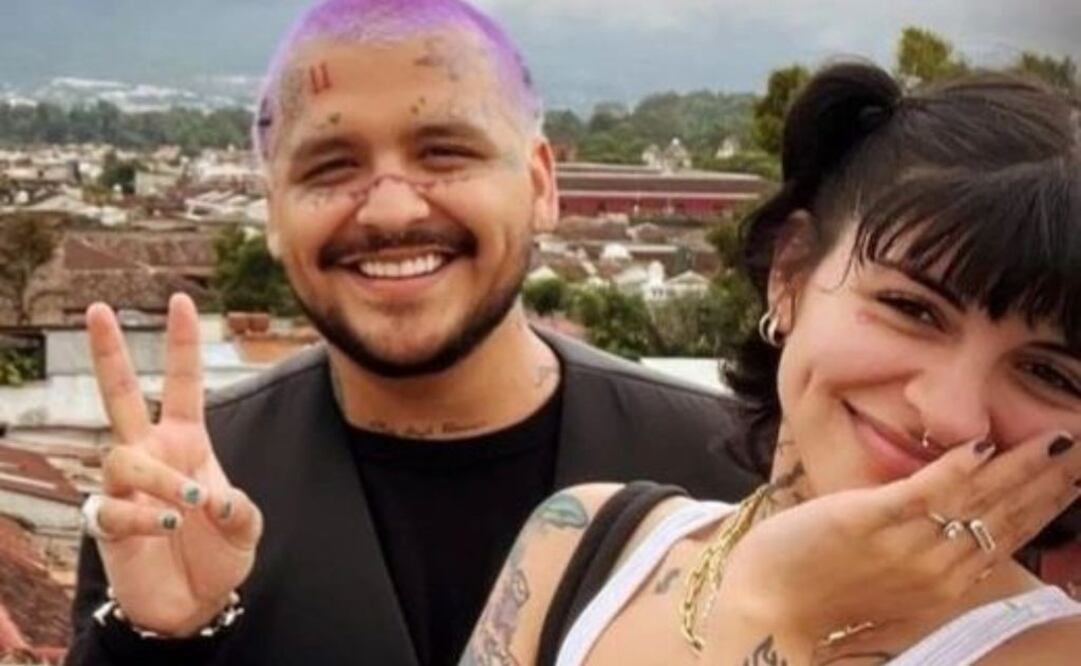 Christian Nodal y Cazzu. Fuente: Instagram @pulsopopnews