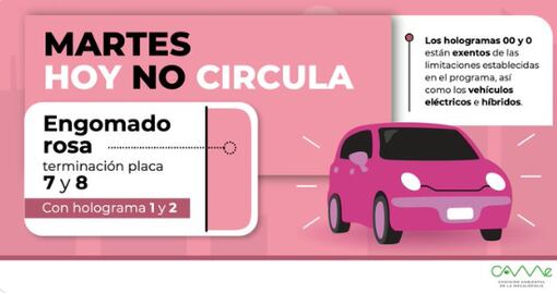 Hoy No Circula martes 24 de octubre 2023 : ¿Qué autos no transitan?