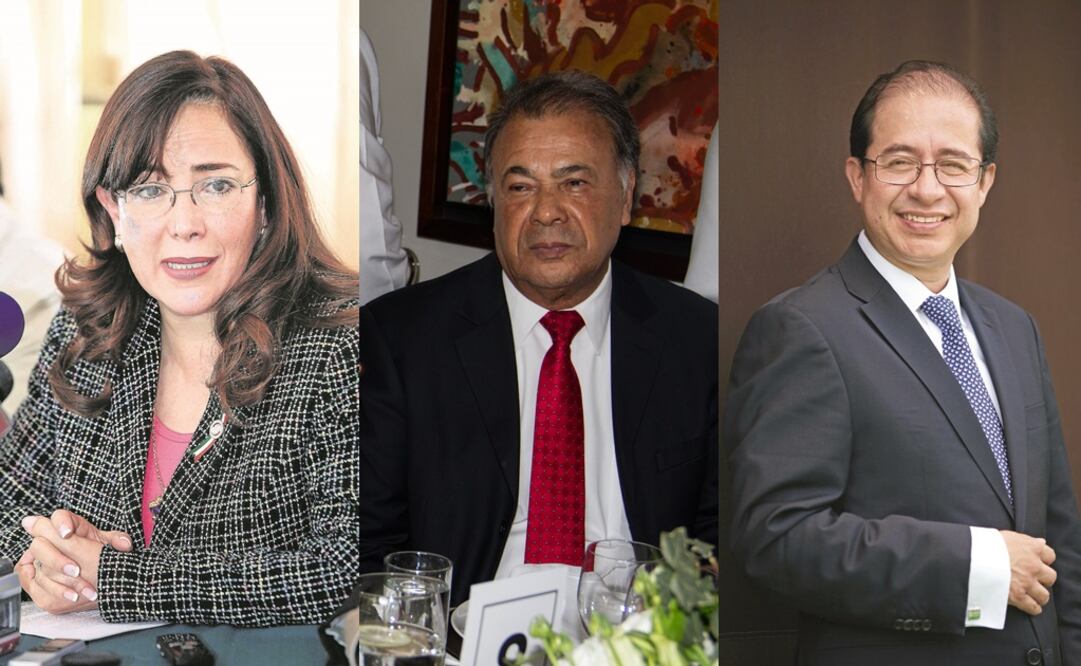 Yiedckol Polevnsky, Alberto Anaya y Hugo Eric Flores. Foto: Especial