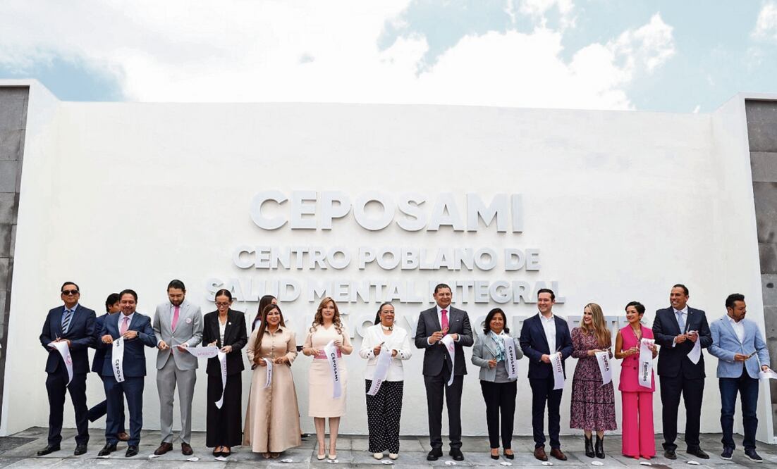 Autoridades del estado realizaron el corte de listón y la develación de placa del Ceposami, construido en Casa Puebla. Foto: Especial
