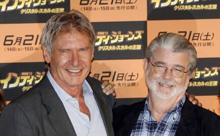 George Lucas y Harrison Ford brindan por los 40 años de "Star Wars"