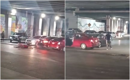 VIDEO: Automovilista atropella 2 veces a sujeto por incidente vial en Metepec
