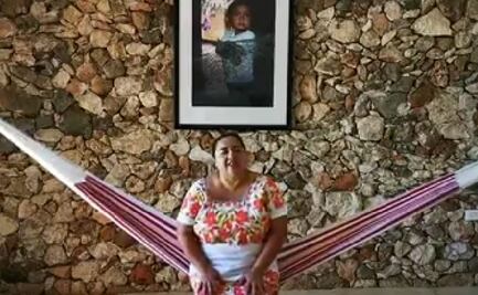 Rutina en la hamaca, los ejercicios que comparte yucateca para no subir de peso