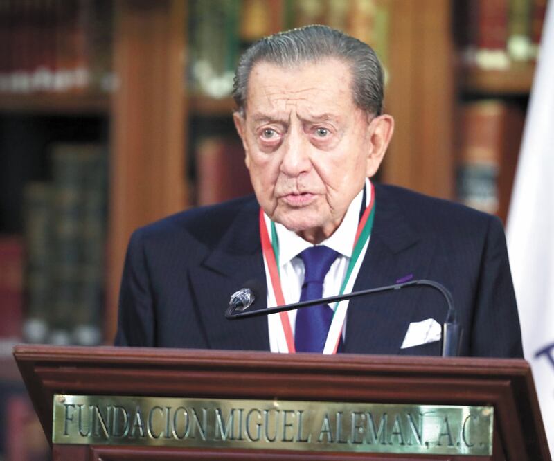 Miguel Alemán Velasco. Foto/Archivo El Universal