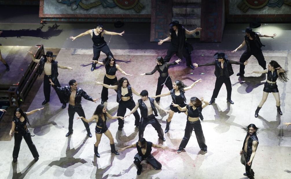 El musical “Malinche” cuenta con más de 60 músicos, cantantes y bailarines. | Foto: Carlos Odín.