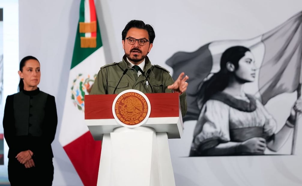El director del IMSS, Zoé Robledo, en la “Mañanera del Pueblo” del 30 de junio de 2026 en Palacio Nacional. Foto: Osmar Alvarado/ EL UNIVERSAL