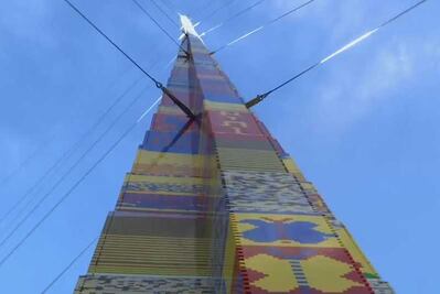 Construyen en Israel torre de Lego de 36 metros