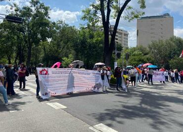 Trabajadores de la Salud realizan bloqueos viales en puntos clave de la CDMX; exigen incorporación al programa IMSS-Bienestar