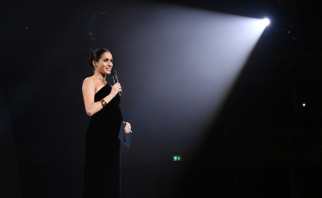 Meghan sigue siendo fiel a su estilo minimalista. Foto: Getty Images