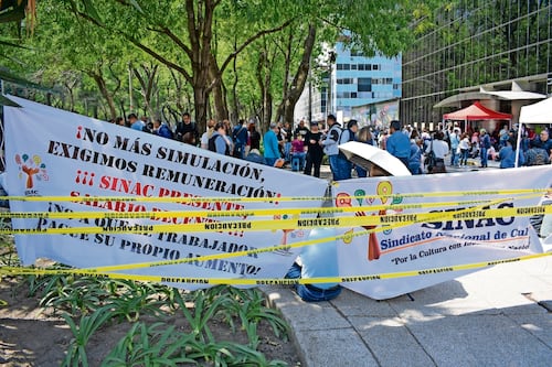 Abandonados, los trabajadores del sector cultural