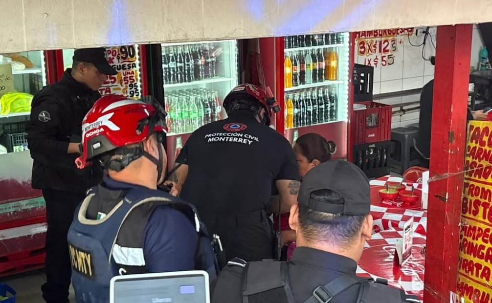 Elementos de atención atienden la zona del incidente (05/02/2026). Foto: Especial