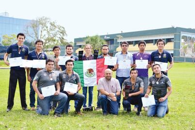 Mexicanos ganan concurso de robótica