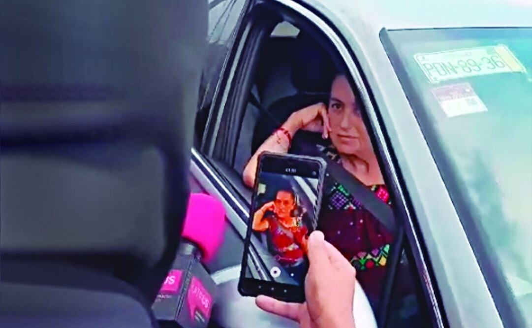 Claudia Sheinbaum Pardo fue interceptada por hombres encapuchados en la entrada al municipio de Motozintla, quienes le pidieron que evite que ese lugar “sea un desastre más”. Foto: Especial