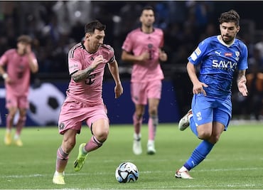 Al-Hilal derrota a Messi y el Inter Miami en juego de pretemporada