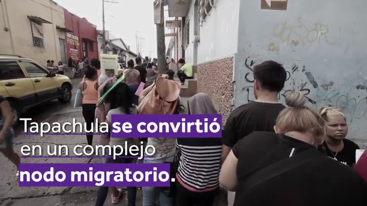 Tapachula se convirtió en un complejo nodo migratorio