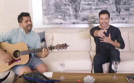 Carlos Rivera "regaña" y deleita a sus fans vía streaming