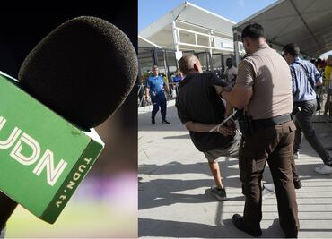 Reportera de Televisa sufrió un robo durante el portazo en el juego Argentina y Colombia