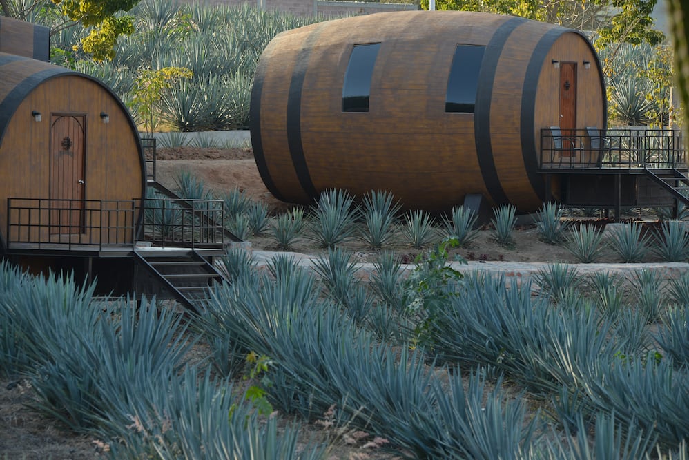 La Cofradía cuenta con habitaciones dentro de una enorme barrica. (Foto: Cortesía)