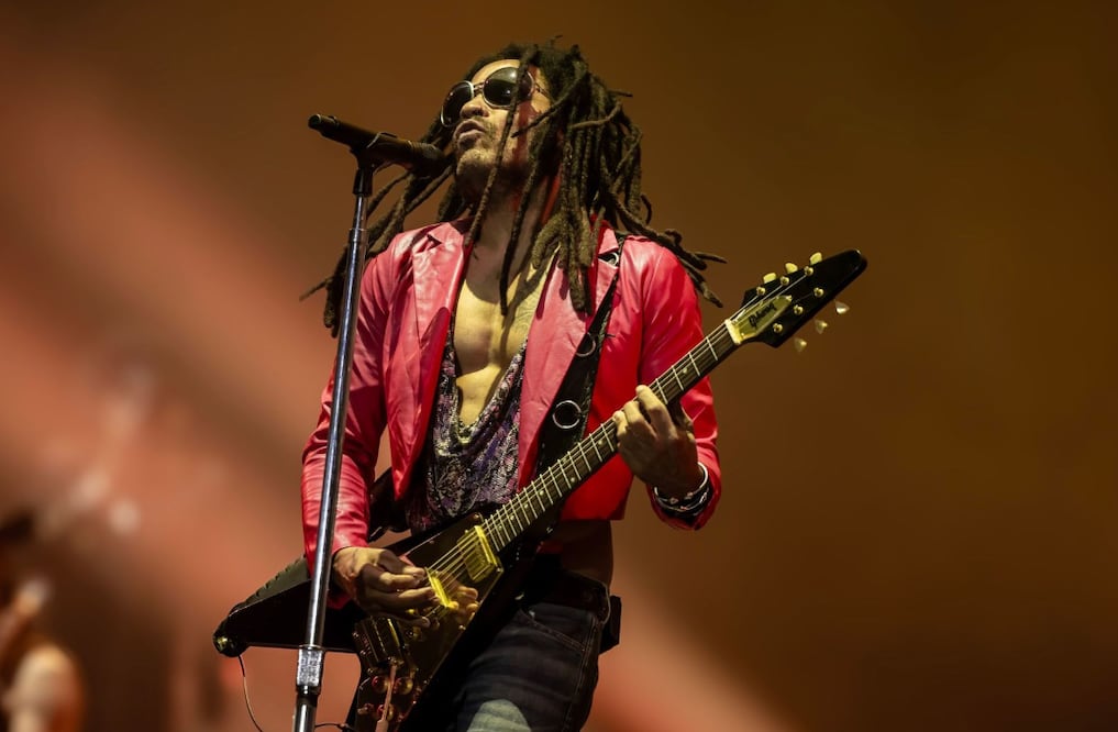 Lenny Kravitz en su participación en el Vive Latino 2026.
Foto: OCESA, cortesía