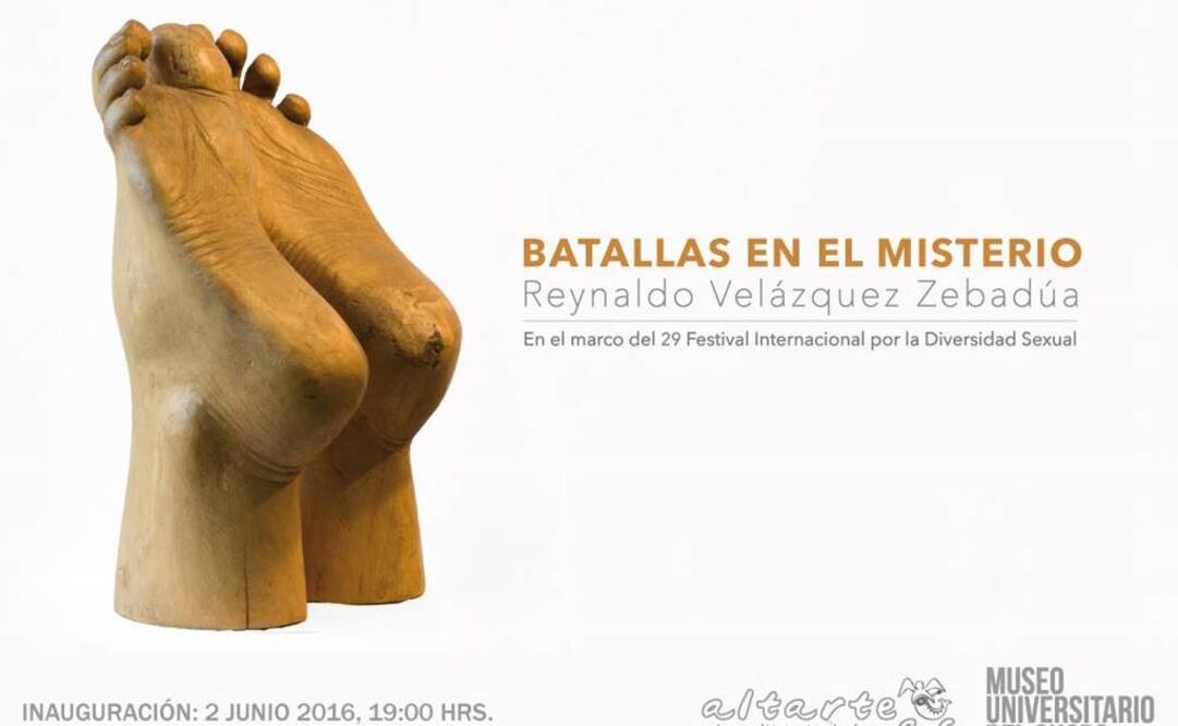 La formación en el arte y la cultura de Reynaldo Velázquez ha sido autodidacta, antes de dedicarse a las artes visuales se interesó por la literatura. FOTO: Facebook/Amigos del Museo del Chopo.