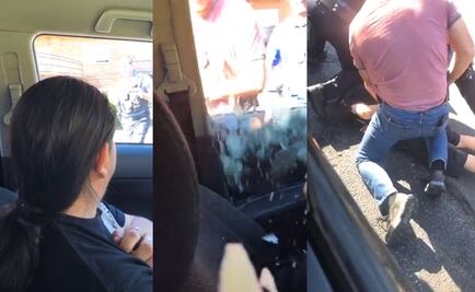 Cuestionan a policías migratorios tras sacar a mexicano de su auto en EU