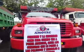 Integrantes de AMOTAC bloquean vialidades en varios estados del país; protestan contra extorsiones e inseguridad