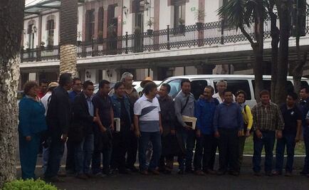 Ingresa comisión de CNTE a Segob para reanudar mesa