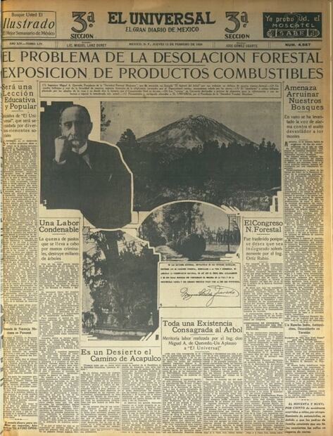 Miguel Ángel de Quevedo, el legendario defensor de árboles desde el Porfiriato