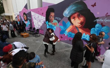 Con mural, estudiantes de la UACM piden justicia para compañeras asesinadas