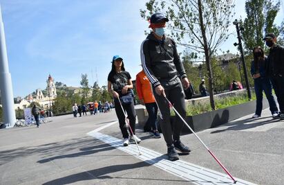 “No poder ver es frustrante”; buscan sensibilizar sobre retos de personas con discapacidad visual en Edomex