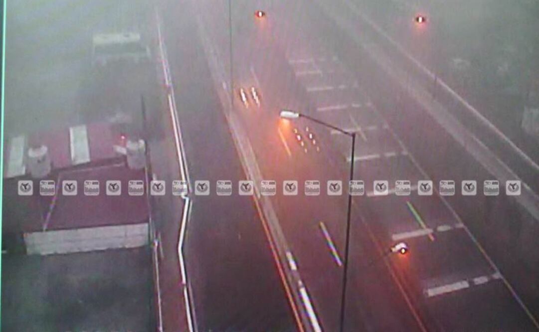 Banco de niebla afecta la México-Toluca