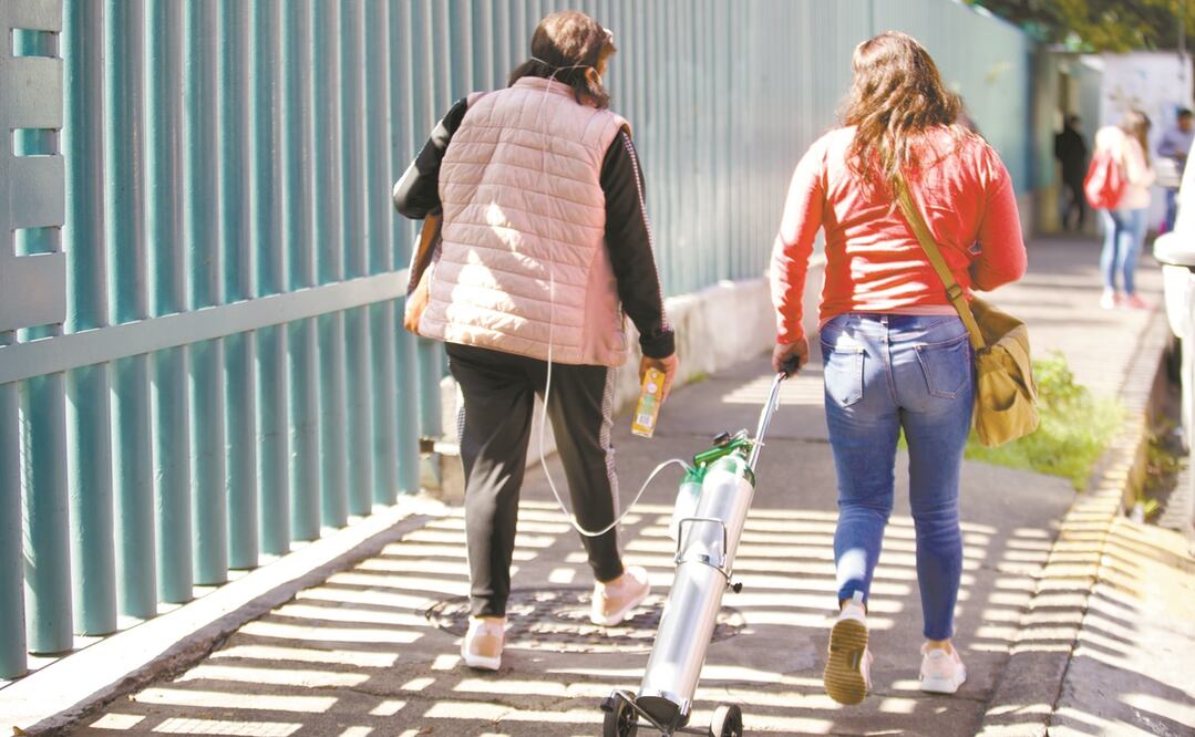 Ante la tercera ola de coronavirus, 68 hospitales reportan saturació n de 100% en sus camas ge nera les y 34 registran lleno total en camas con ventilador. Foto: GERMÁN ESPINOSA. EL UNIVERSAL