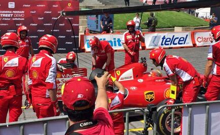 Cortes viales en Reforma por demostración de Fórmula 1