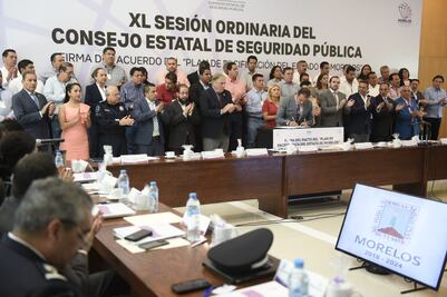 Firma gobierno de Morelos Pacto por la Pacificación con ediles