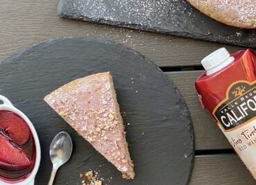 Cómo hacer una tarta de vino tinto