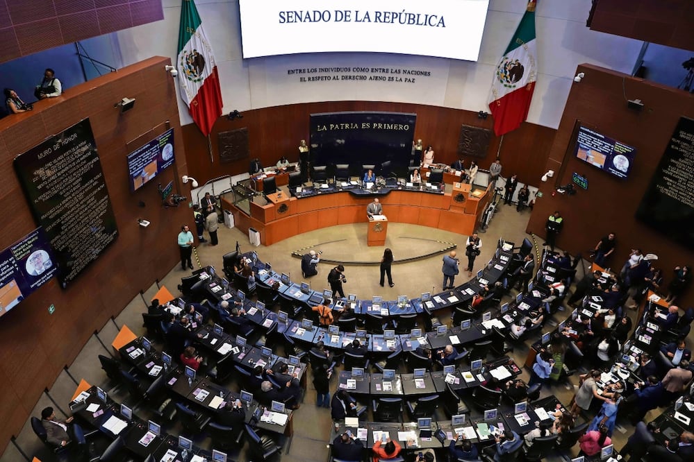 La ley se aprobó en lo general y en lo particular, con 84 votos a favor y 28 en contra, durante la sesión ordinaria del Senado. Foto: Graciela López Herrera / CUARTOSCURO