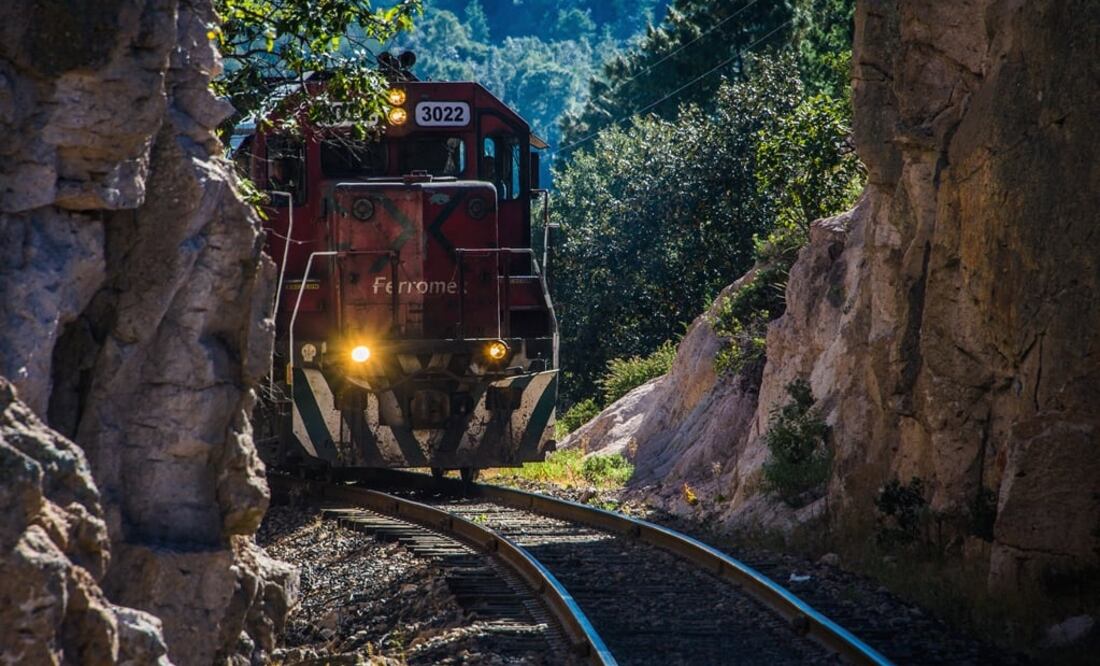 En tren recorre todos los días la ruta Chihuahua-Los Mochis, pasando por las Barrancas del Cobre. (Foto: Ted McGrath)