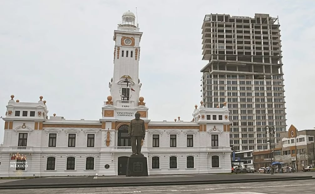 Torre centro de Veracruz. Foto: Captura de pantalla