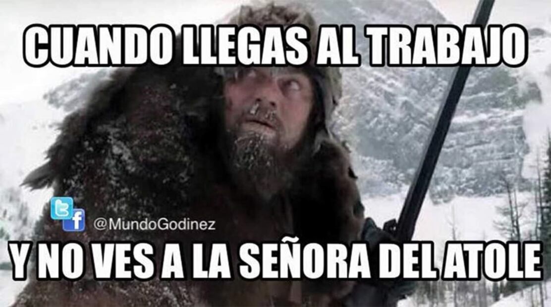 Memes por el frente frío. Foto: Redes sociales